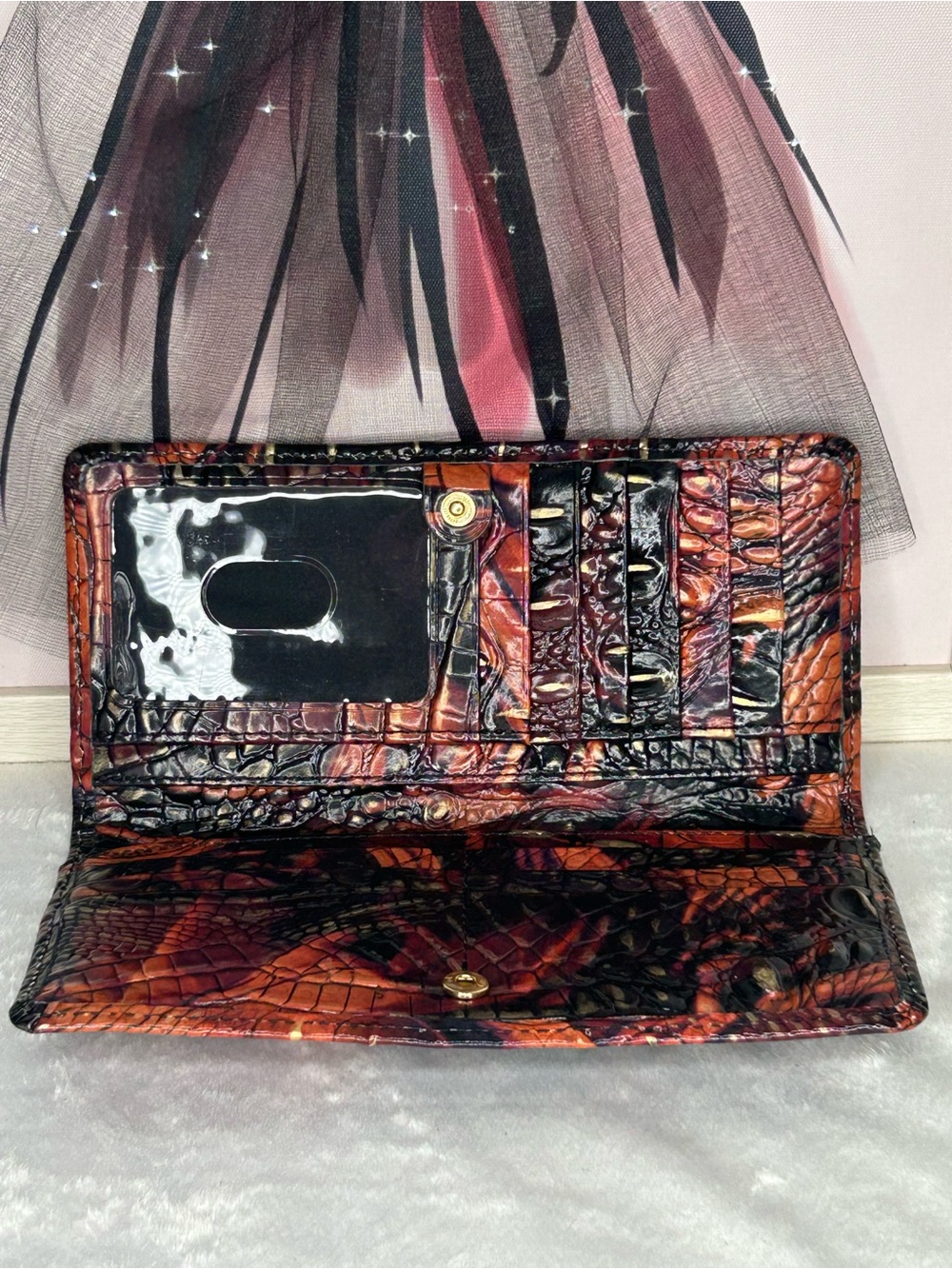 Brahmin Caroline Spice Melbourne Satchel & Ady Wallet - Picture 13 of 16
